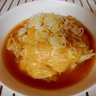 タラと豆腐のとろろ汁